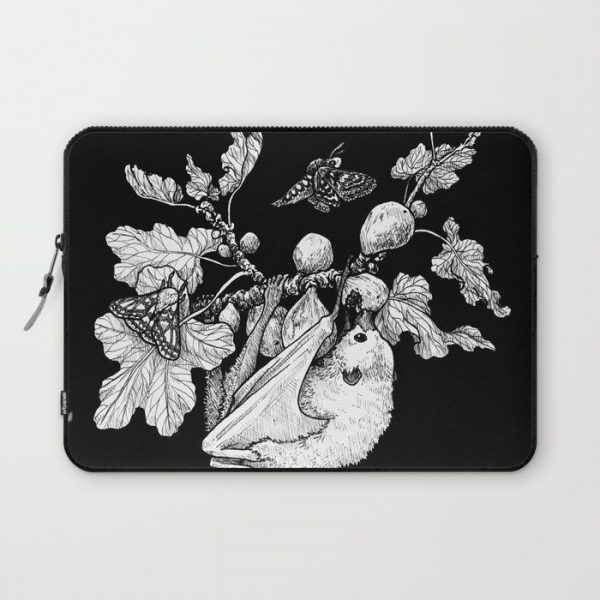 Fig Tree and the Fruit Bat Computer Cover by Melani Huggins - Laptop Sleeve - 13"