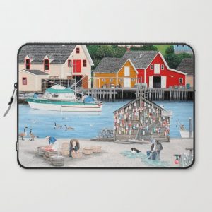 Fisherman's Cove Computer Cover by Kirbeekatz - Laptop Sleeve - 15"