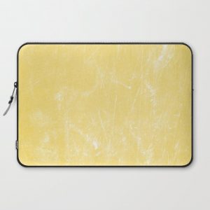 Flaxen Yellow Computer Cover by Julscela - Laptop Sleeve - 15"