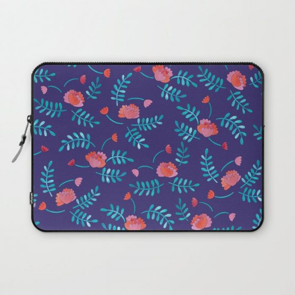 Floral Pattern - Mexican Folklore Computer Cover by Toile de Lina - Laptop Sleeve - 13"