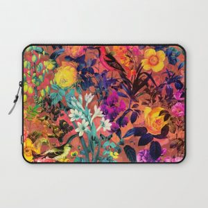 Floral and Birds II Computer Cover by Burcu Korkmazyurek - Laptop Sleeve - 13"