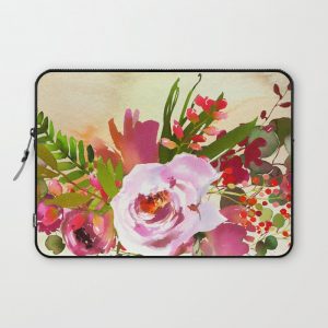 Flowers Bouquet 93 Computer Cover by Juliana RW - Laptop Sleeve - 13"