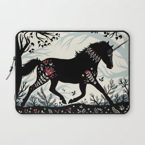 Folk Unicorn Computer Cover by Angela Rizza - Laptop Sleeve - 13"