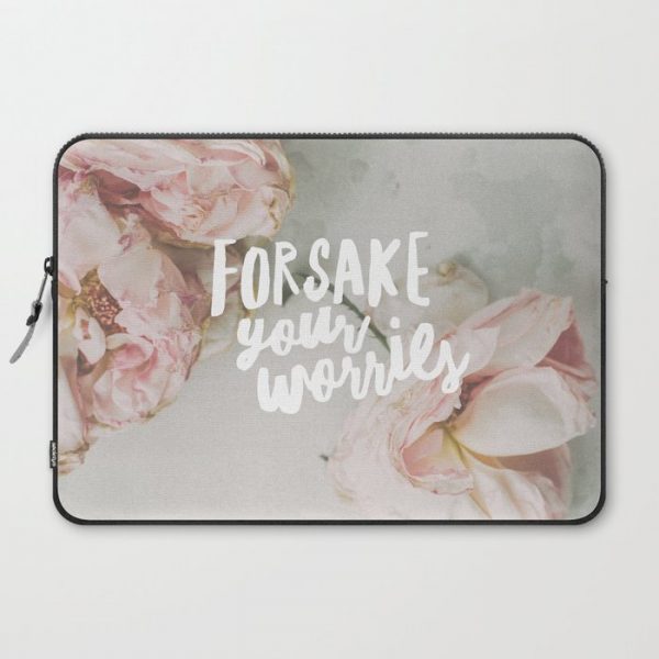 Forsake Your Worries Computer Cover by Pocket Fuel - Laptop Sleeve - 15"