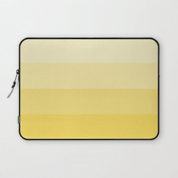 Four Shades of Yellow Computer Cover by Shelley Ylst Art - Laptop Sleeve - 13"