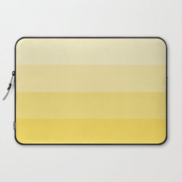 Four Shades of Yellow Computer Cover by Shelley Ylst Art - Laptop Sleeve - 15"