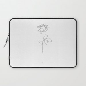 Fragile Rose Computer Cover by Explicit Design - Laptop Sleeve - 13"