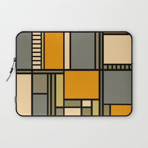 Frank Lloyd Wright Inspired Art Computer Cover by PopDropArt - Laptop Sleeve - 13"