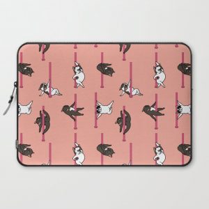 French Bulldog Pole Dancing Club Computer Cover by Huebucket - Laptop Sleeve - 15"