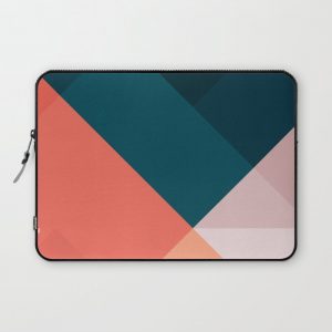 Geometric 1708 Computer Cover by The Old Art Studio - Laptop Sleeve - 13"