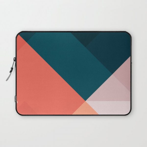 Geometric 1708 Computer Cover by The Old Art Studio - Laptop Sleeve - 13"