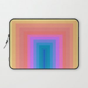 Geometric design, The Portal Computer Cover by ClaudiaNolascoArt - Laptop Sleeve - 13"