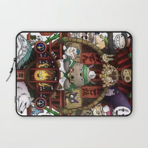 Ghibli Izakaya Print Coloured Computer Cover by Gray Mako - Laptop Sleeve - 13"