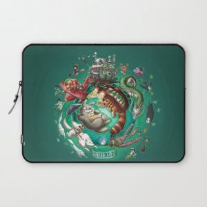 Ghibli Tribute Computer Cover by animatenowsleeplater - Laptop Sleeve - 13"