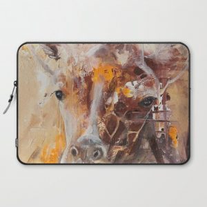 Giraffe - Animal - "Presence" by LiliFlore Computer Cover by LiliFlore - Laptop Sleeve - 15"