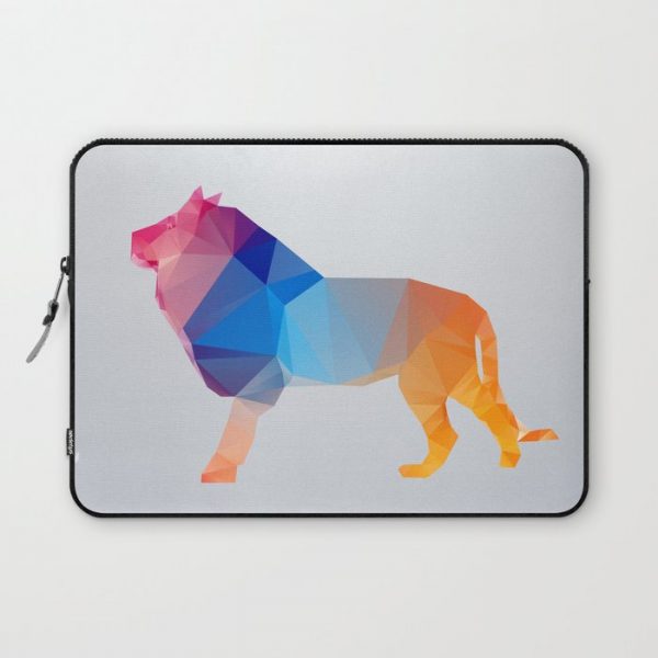 Glass Animal Series - Lion Computer Cover by Three of the Possessed - Laptop Sleeve - 13"