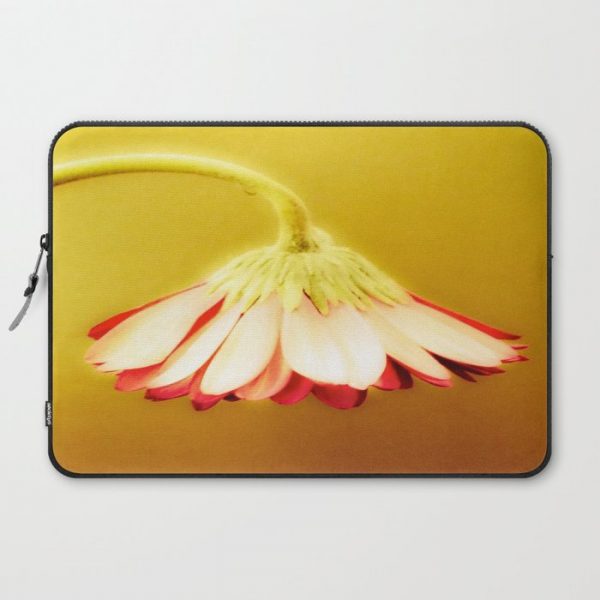 Glowing Yellow Drooping Flower | Nadia Bonello Computer Cover by TRU HOME by Nadia Bonello - Laptop Sleeve - 15"