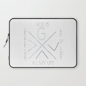 God is greater Computer Cover by mightazerie - Laptop Sleeve - 13"