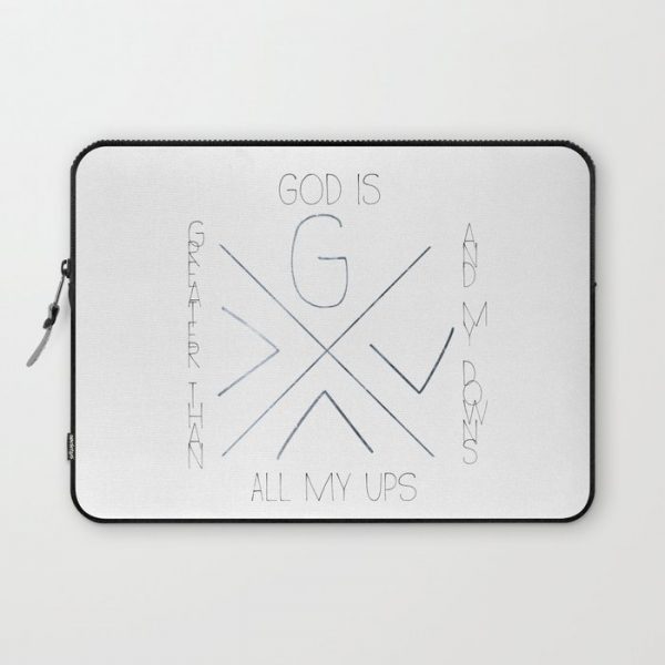 God is greater Computer Cover by mightazerie - Laptop Sleeve - 13"