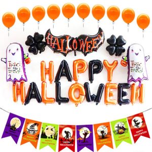 Halloween Costume Balloon Latex Print Holiday Decoration