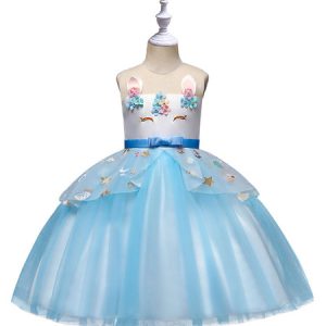 Halloween Costumes For Kids Royal Purple Unicorn Cotton Tutu Dress