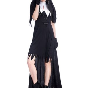 Halloween Costumes Woman's Nun Dress Halloween Holidays Costumes