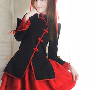 Halloween Japanese Costume Cosplay Female Anime Qi Lolita Dress Set