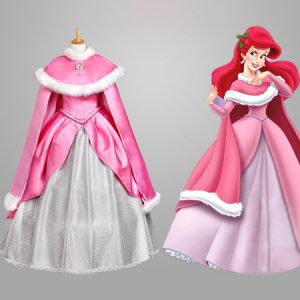 Halloween Pink Sleeping Beauty Costume Women's Princess Costume Cosplay Halloween