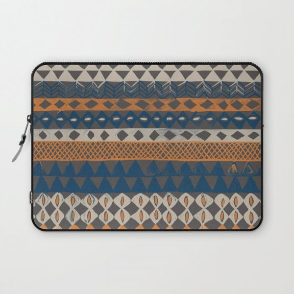 Hand Painted Ethnic Pattern Computer Cover by Alisa Galitsyna - Laptop Sleeve - 13"