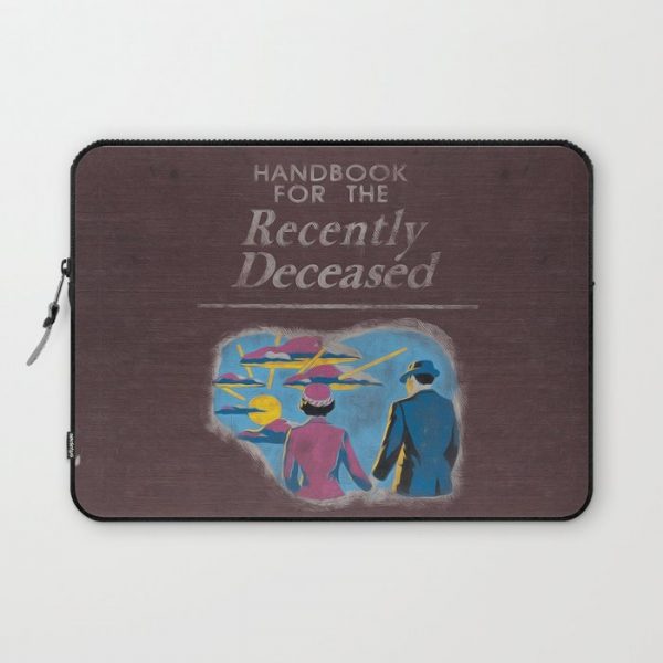 Handbook For The Recently Deceased Computer Cover by Mantis Art Gallery - Laptop Sleeve - 13"