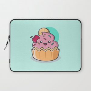 Happy cupcake Computer Cover by crealizable - Laptop Sleeve - 13"