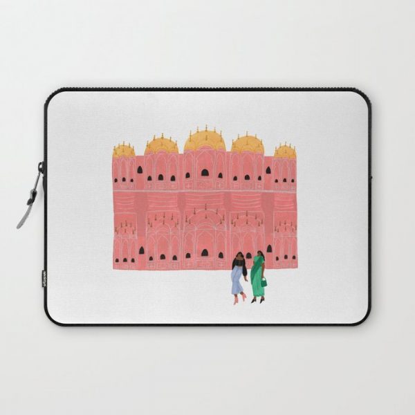 Hawa Mahal Computer Cover by Isabelle Feliu - Laptop Sleeve - 13"