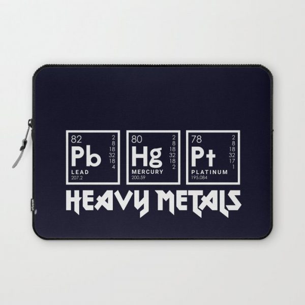 Heavy Metals Computer Cover by Alan Bao - Laptop Sleeve - 13"