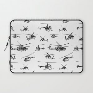 Helicopters Computer Cover by Thin Line Studio - Laptop Sleeve - 13"