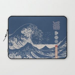 Hokusai - Big Wave of Kinagawa Computer Cover by Les Muses et Moi - Laptop Sleeve - 13"