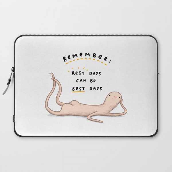 Honest Blob - Rest Days Computer Cover by Sophie Corrigan - Laptop Sleeve - 15"