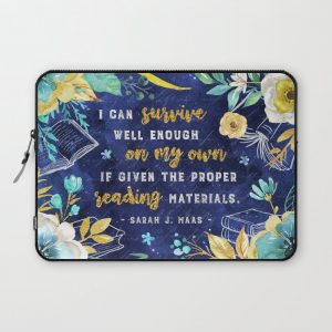 I can survive Computer Cover by Stella Bookish Art - Laptop Sleeve - 13"