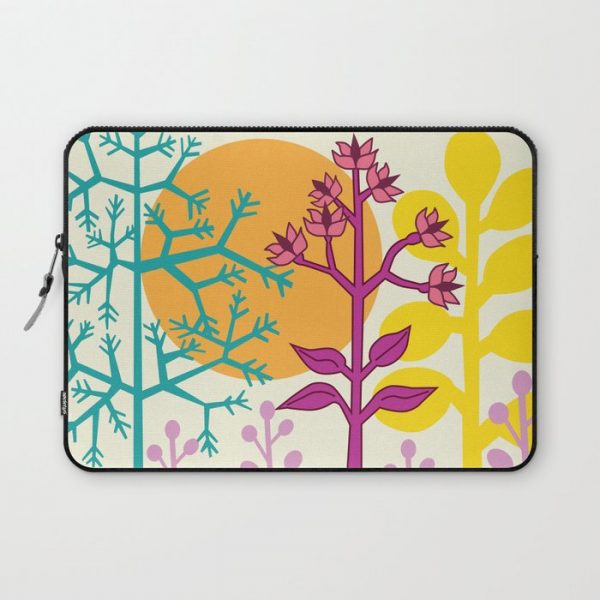 Ibiza flowers 2 Computer Cover by Natasa Sears - Laptop Sleeve - 13"