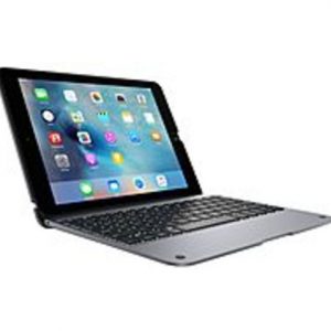 Incipio ClamCase+ Keyboard/Cover Case Apple iPad Pro Tablet - Space Gray - Polycarbonate, Aluminum