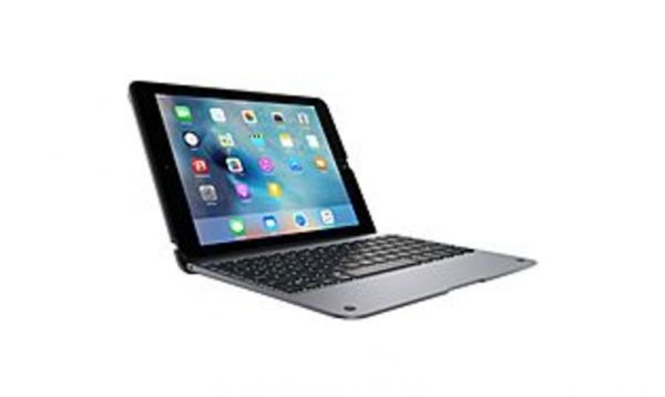 Incipio ClamCase+ Keyboard/Cover Case Apple iPad Pro Tablet - Space Gray - Polycarbonate, Aluminum