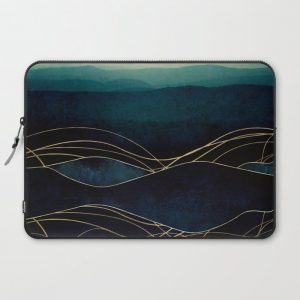 Indigo Waters Computer Cover by SpaceFrogDesigns - Laptop Sleeve - 15"