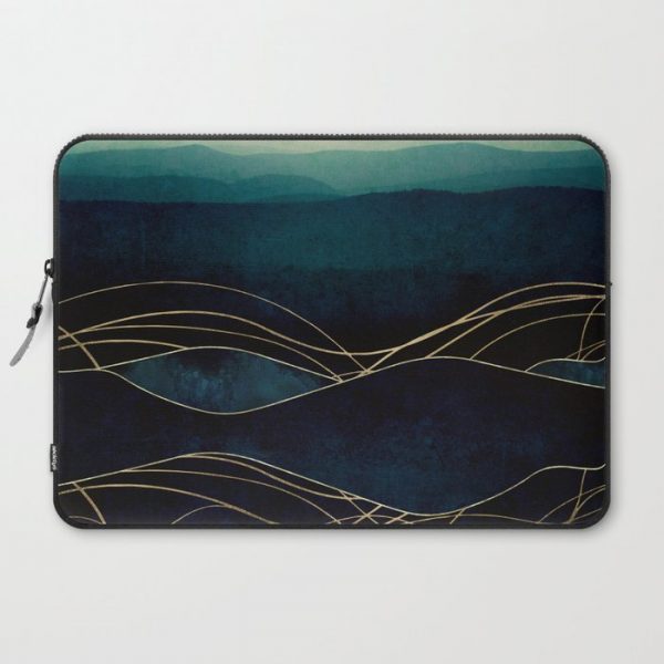 Indigo Waters Computer Cover by SpaceFrogDesigns - Laptop Sleeve - 15"