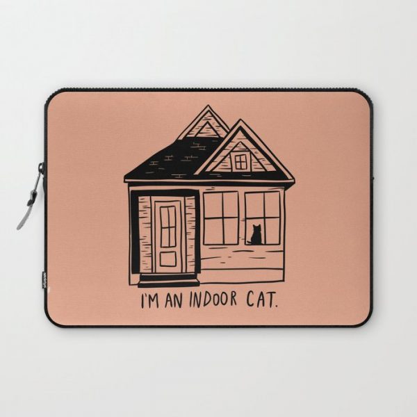 Indoor Cat (house) Computer Cover by Stay Home Club - Laptop Sleeve - 13"