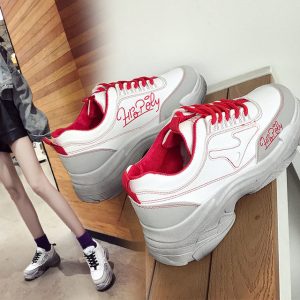 Ins Sports Shoes Female Harajuku Ulzzang New Net Red Flame Wild