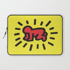 Inspired to Keith Haring Computer Cover by stranicastranca - Laptop Sleeve - 13"