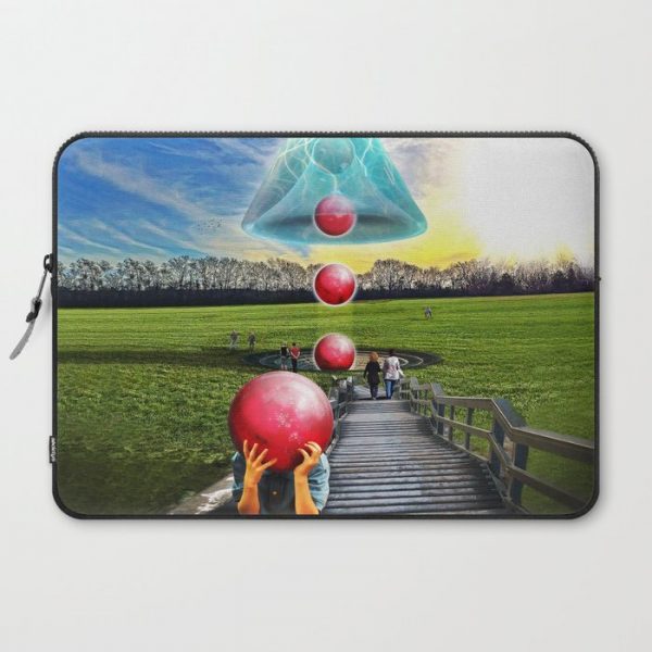 Interspatial Field Computer Cover by Peter Gross - Laptop Sleeve - 15"