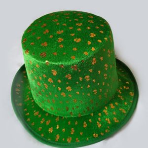 Irish Holiday Costume Hat Gilding Velour Saint Patrick's Day Costume Accessory