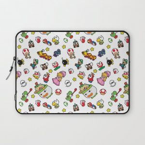 It's a really SUPER Mario pattern! Computer Cover by goldenxchocobo - Laptop Sleeve - 13"