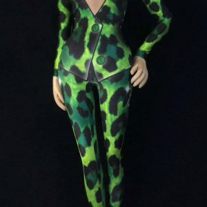 Jazz Dance Costume Sexy Women Jumpsuit Long Sleeve Nightclub Wear Halloween