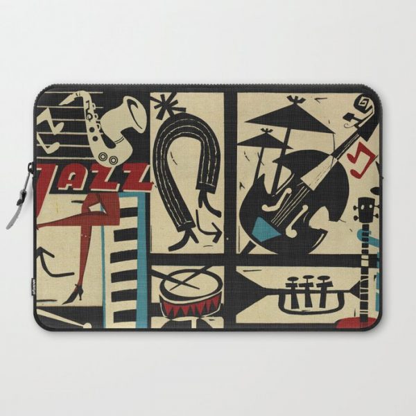 Jazzz Computer Cover by Chicca Besso - Laptop Sleeve - 15"